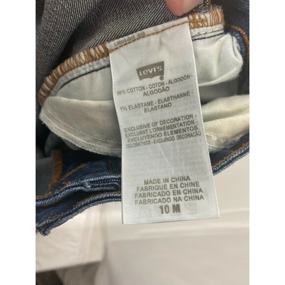Levi’s Woman’s Jean's Blue Denim 545 Low Boot Cut 5 Pocket Size 10 M x 32 - Picture 7 of 9